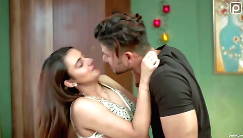 Small round boobs of a brunette are sexy and they want sex too