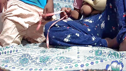 Indian slut with big tits and ass riding a big cock