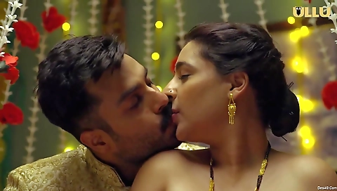 Brunette MILF with a sexy ass and long legs in the studio