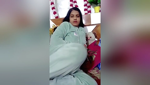 Indian brunette bhabhi fucking her very close and horny brother