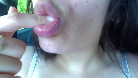 I masturbated with my finger on the inside in my car