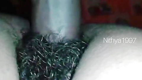 Hairy indian girl is getting her hair shaved before intercourse