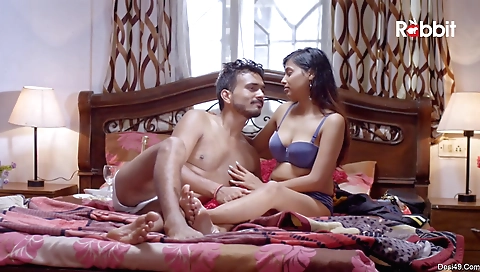 Amateur 34 is playing around a big and a small dildo