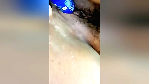 Indian amateur shows her hairy cunt while masturbating