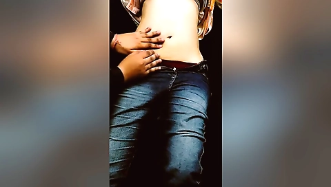 Indian chick in huge booty and a big ass dominating