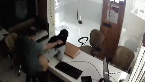 Banged her hot pussy at the cash register  by a money guy