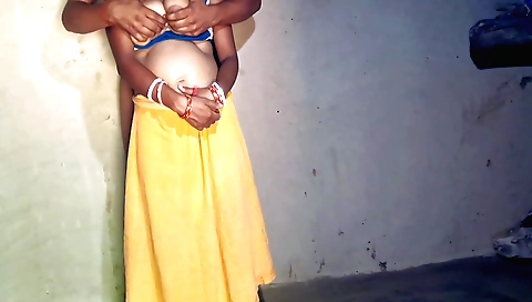 Indian guy is taking out his big dick with the little hussy