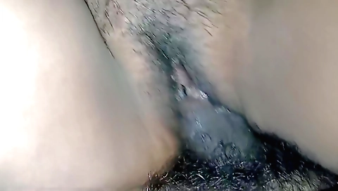 Indian hairy hottie fucks by my roommate's boyfriend