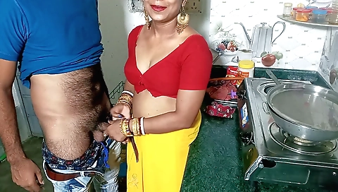 Indian brunette in white stockings takes a good fuck