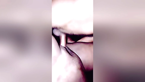 Busty brunette with a sexy face in a sexy homemade video