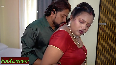 Indian brunette wife gets fucked hard by her husband