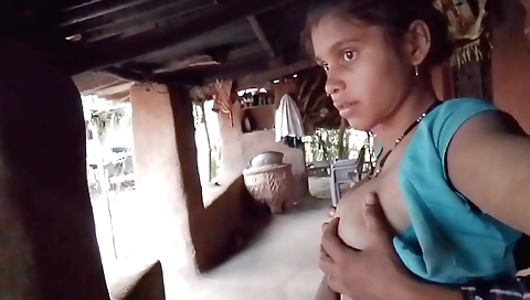 Big boobs brunette with a sexy body riding a dick outdoors