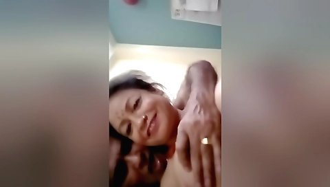 Indian milf 18+ with a small ass is getting banged