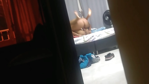 Indian naked girl fucks her neighbor in doggystyle