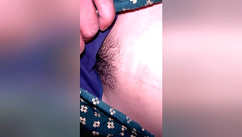 Indian hairy slut with nice round ass is getting fucked