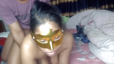 Indian girl fucks with step brother in hot homemade video