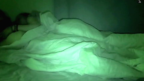 Young couple having a casual sex in homemade webcam pov