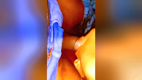 Indian babe with a hairy pussy and cunt suckers the dick