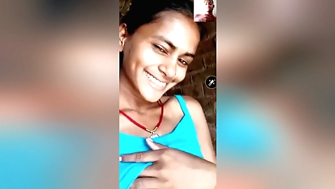 Indian chick with a hairy pussy shows her hairy body