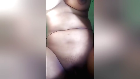 hairy solo video of an Indian girl showing off herself