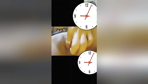 I show my shaved boobs and body on webcam in a solo video