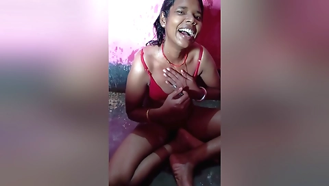 Indian girl poonam bhabi masturbates in her own bathroom