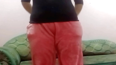 Indian amateur sex video with a hairy pussy in action