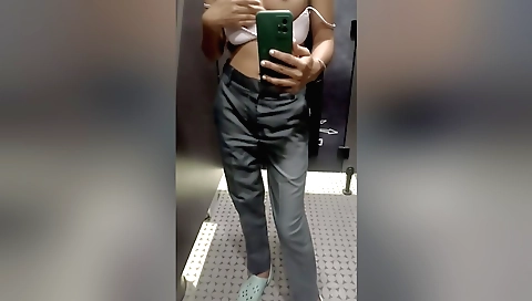 Hot video of amateur girl in sexy panties and dildo sex