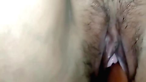 Indian girl with hairy body is having sex with stepson-in-law