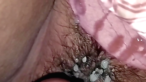 Hot fetish video with hairy bhabhi desi commentated