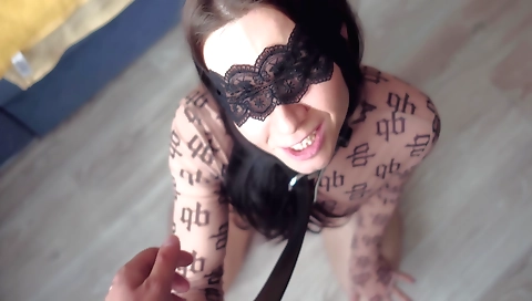 Brunette slut gets fucked in her ass and face in an amateur vid