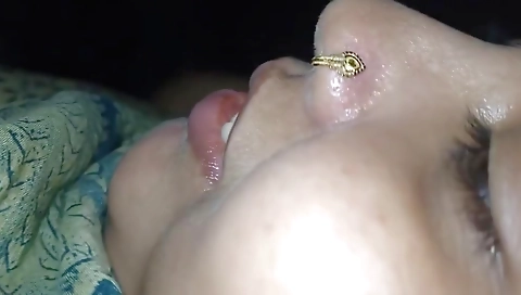 Indian wife shows her virginity with her husband video