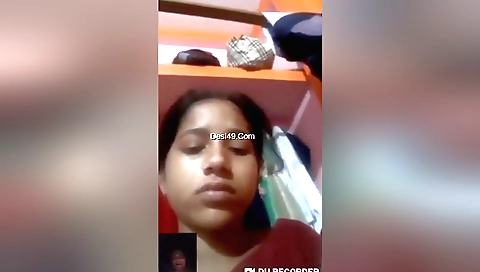 Busty brunette solo video with fingered and touched