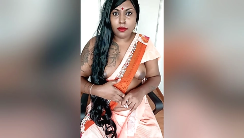 Sexy solo video with a hot indian brunette with a tattoo
