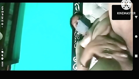 Indian girlfriend and me are filming amateur videocalls