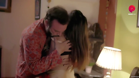 chubby brunette has amazing sex with a dude in hd sex video