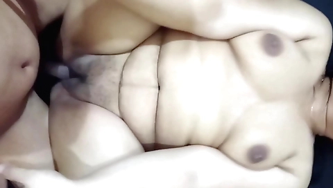 Hairy indian milf sucks and fucks a boy in amateur porn