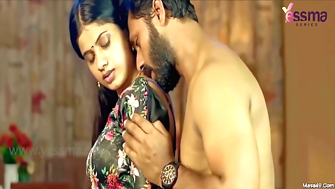 Sexy and hot brunette 18+ wearing a new black skirt