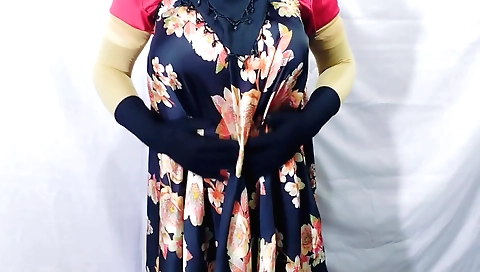 Indian chick is having solo sex with male neighbor