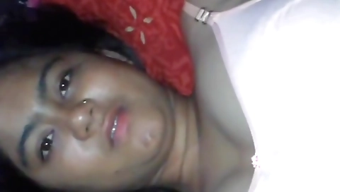 Amateur brunette in her sexy dress is getting fucked