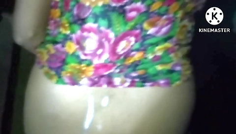 Indian girl in a red dress and stockings gets naked