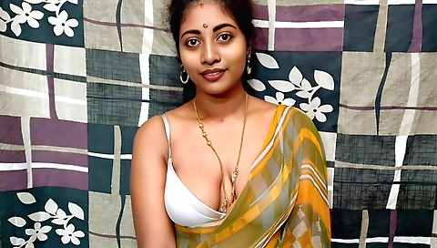 Indian girl and her stepdaughter get fucked in a threesome