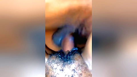 hairy babe gets pounded really hard in homemade video