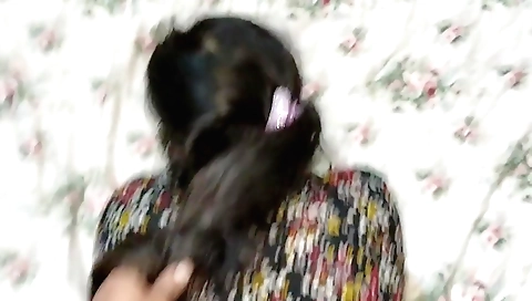 Sexy Indian teen shows off her ass in a sexy dress