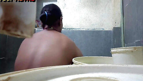 Kavita's stepsister-in-law and her husband have fun in the bathroom