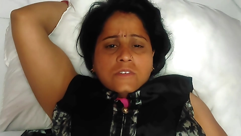 Indian brunette hairy girl with a shaved pussy having sex