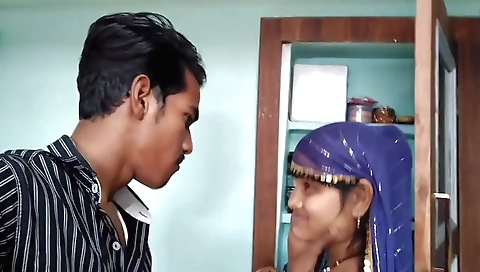 Indian wife has a big ass and a big booty in a porn video