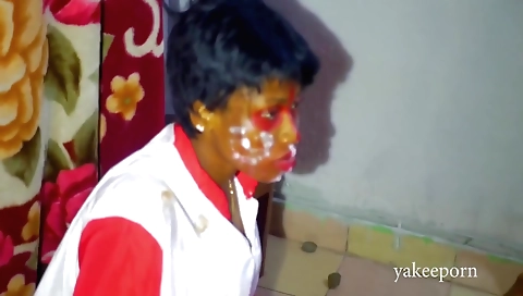 Brunette doctor fucks clients with his hands and mouth